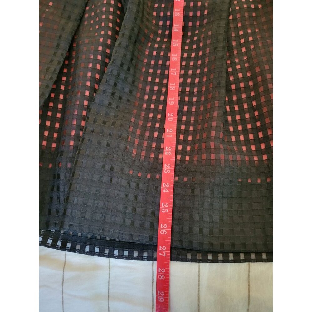 Ivanka Trump Women's Black & Pink Under Lining Sleeveless Top & Skirt Set Size 8 - Picture 9 of 16